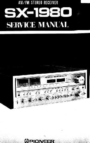 Сервисная инструкция Pioneer SX-1980 ― Manual-Shop.ru