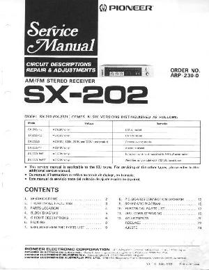 Service manual Pioneer SX-202 ― Manual-Shop.ru