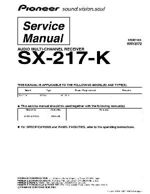 Service manual Pioneer SX-217-K ― Manual-Shop.ru