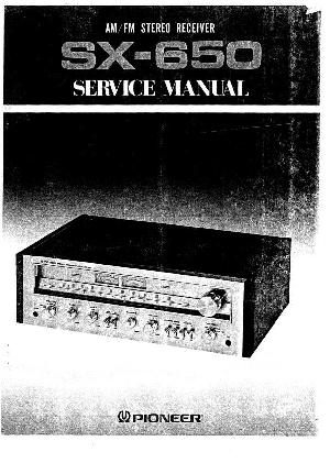 Service manual Pioneer SX-650 ― Manual-Shop.ru