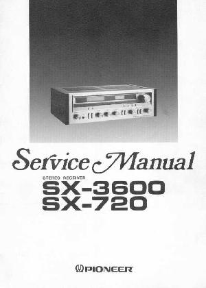 Service manual Pioneer SX-720, SX-3600 ― Manual-Shop.ru