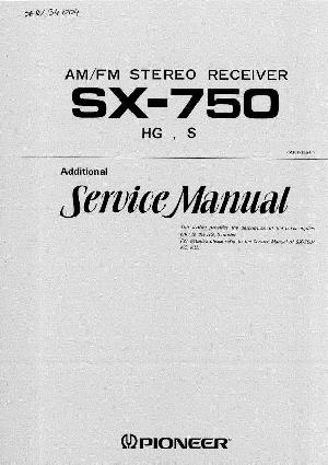 Сервисная инструкция Pioneer SX-750 ― Manual-Shop.ru