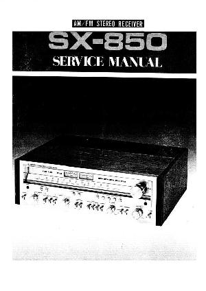 Service manual Pioneer SX-850 ― Manual-Shop.ru