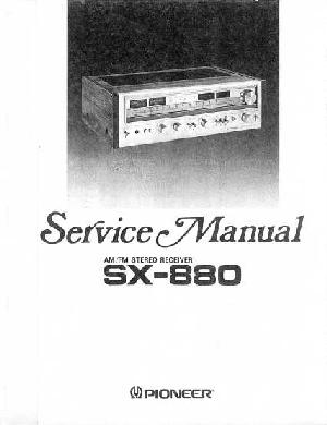 Service manual Pioneer SX-880 ― Manual-Shop.ru