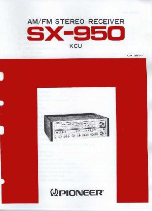 Сервисная инструкция Pioneer SX-950 ― Manual-Shop.ru