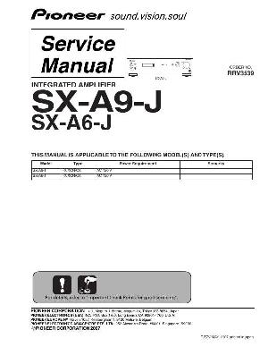Сервисная инструкция Pioneer SX-A6-J, A9-J ― Manual-Shop.ru