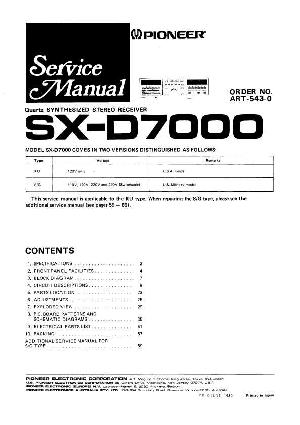 Service manual Pioneer SX-D7000 ― Manual-Shop.ru
