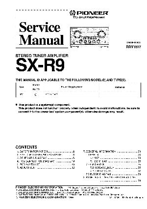 Service manual Pioneer SX-R9 ― Manual-Shop.ru