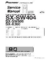 Сервисная инструкция Pioneer SX-SW260, SX-SW560