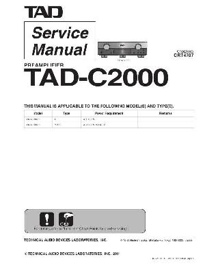 Service manual Pioneer TAD-C2000 ― Manual-Shop.ru