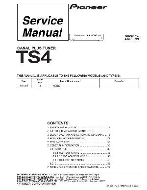 Сервисная инструкция Pioneer TS4 ― Manual-Shop.ru