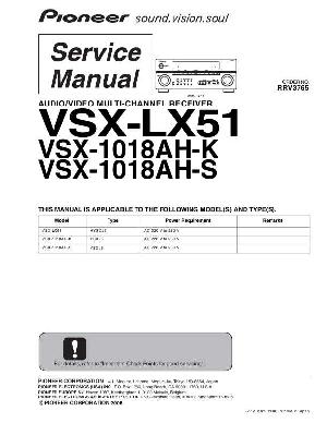 Сервисная инструкция Pioneer VSX-1018 ― Manual-Shop.ru