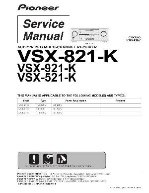 Service manual Pioneer VSX-521K, VSX-821K, VSX-921K ― Manual-Shop.ru