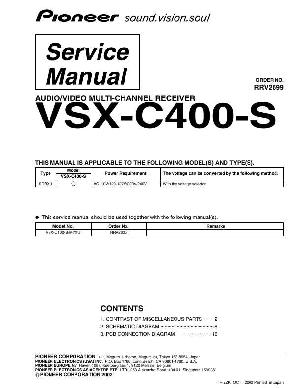 Service manual Pioneer VSX-C400-S ― Manual-Shop.ru