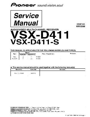 Сервисная инструкция Pioneer VSX-D411 ― Manual-Shop.ru