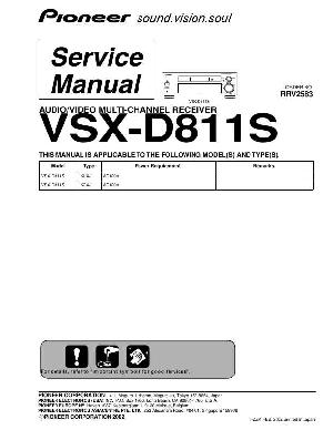Сервисная инструкция Pioneer VSX-D811S ― Manual-Shop.ru