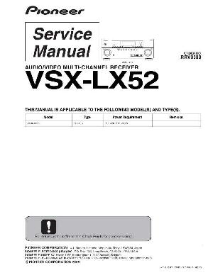 Сервисная инструкция Pioneer VSX-LX52 ― Manual-Shop.ru