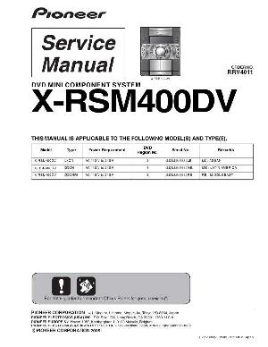 Service manual Pioneer X-RSM400DV ― Manual-Shop.ru