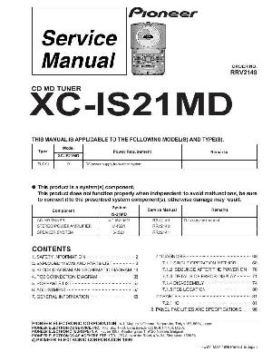 Сервисная инструкция Pioneer XC-IS21MD ― Manual-Shop.ru
