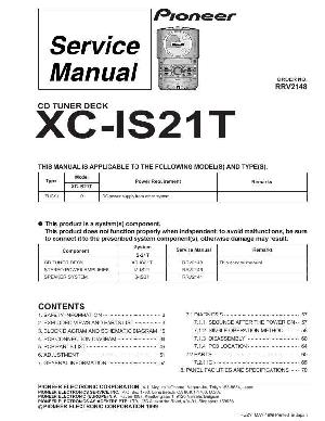 Сервисная инструкция Pioneer XC-IS21T ― Manual-Shop.ru