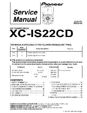 Сервисная инструкция Pioneer XC-IS22CD ― Manual-Shop.ru