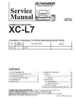 Сервисная инструкция Pioneer XC-L7 ― Manual-Shop.ru