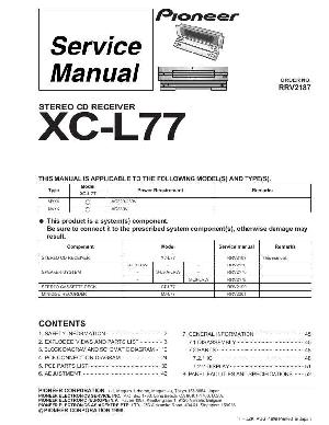 Service manual Pioneer XC-L77 ― Manual-Shop.ru