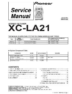 Сервисная инструкция Pioneer XC-LA21 ― Manual-Shop.ru