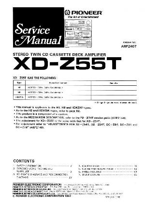 Сервисная инструкция Pioneer XD-Z55T ― Manual-Shop.ru