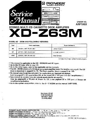 Service manual Pioneer XD-Z63M ― Manual-Shop.ru