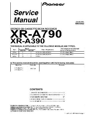 Service manual Pioneer XR-A390, XR-A790 ― Manual-Shop.ru