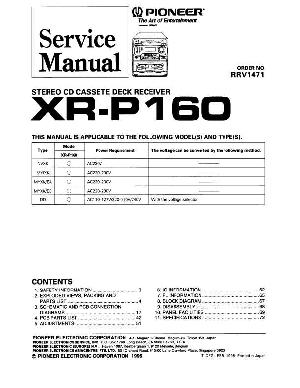 Service manual Pioneer XR-P160 ― Manual-Shop.ru