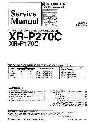 Сервисная инструкция Pioneer XR-P170C, XR-P270C ― Manual-Shop.ru