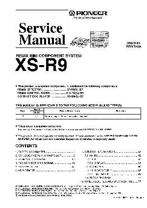 Сервисная инструкция Pioneer XS-R9 ― Manual-Shop.ru
