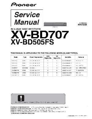 Service manual Pioneer XV-BD505FS, XV-BD707 ― Manual-Shop.ru