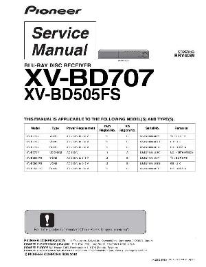 Сервисная инструкция Pioneer XV-BD505FS, XV-BD707 ― Manual-Shop.ru