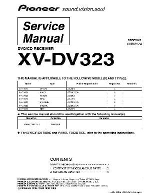 Service manual Pioneer XV-DV323 ― Manual-Shop.ru