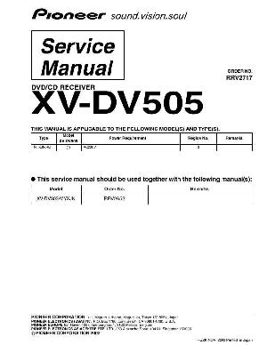 Service manual Pioneer XV-DV505 ― Manual-Shop.ru