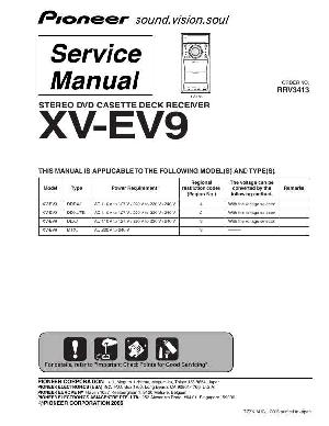 Сервисная инструкция Pioneer XV-EV9 ― Manual-Shop.ru