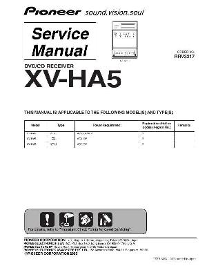 Сервисная инструкция Pioneer XV-HA5 ― Manual-Shop.ru