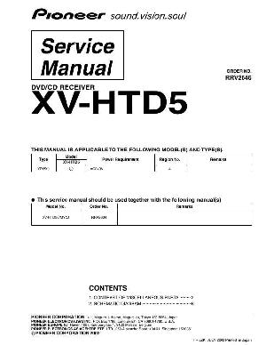 Сервисная инструкция Pioneer XV-HTD5 ― Manual-Shop.ru