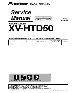 Сервисная инструкция Pioneer XV-HTD50 ― Manual-Shop.ru