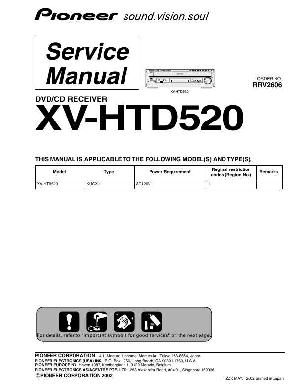 Service manual Pioneer XV-HTD520 ― Manual-Shop.ru