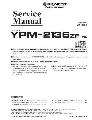 Service manual Pioneer YPM-2136ZF ― Manual-Shop.ru