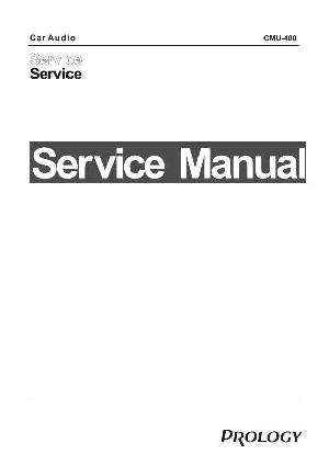 Service manual Prology CMU-400 ― Manual-Shop.ru