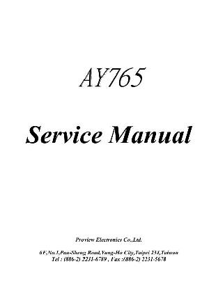 Сервисная инструкция Proview AY765 ― Manual-Shop.ru