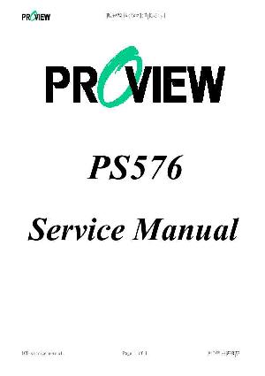Service manual Proview PS576 ― Manual-Shop.ru
