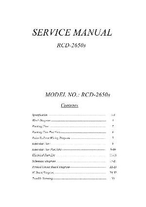 Service manual Reloop RCD-2650S ― Manual-Shop.ru