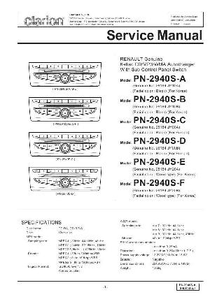 Service manual Clarion PN-2940S ― Manual-Shop.ru