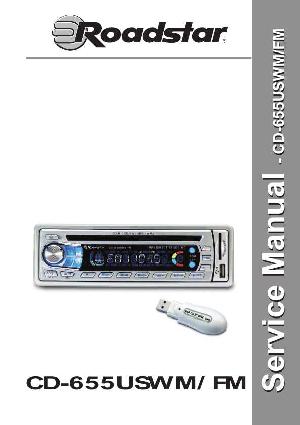 Сервисная инструкция Roadstar CD-655US ― Manual-Shop.ru